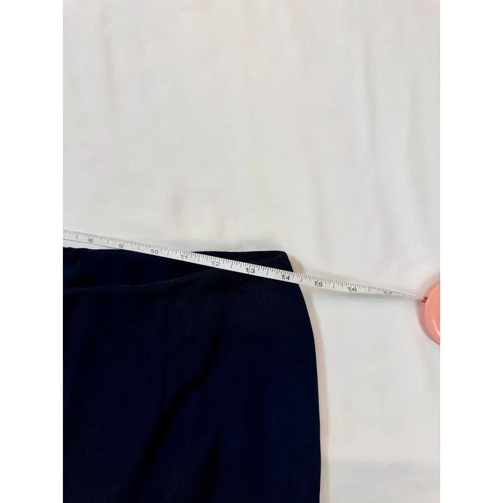 Dani Max Dress Pants Navy Blue Women’s 14 Corporate Office Siren Workwear Plus - Picture 13 of 16